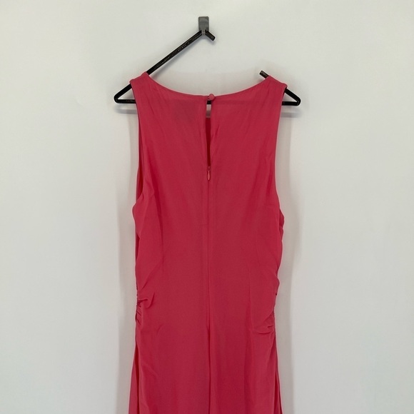 Reformation Magnus Ruffled Midi Dress In Snapdragon Pink - Picture 12 of 13